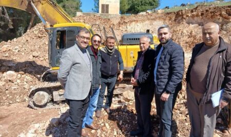 جامعة عجلون الوطنية تُعلن عن انتهاء أعمال حفريات مشروع بناء مسجد الجامعة